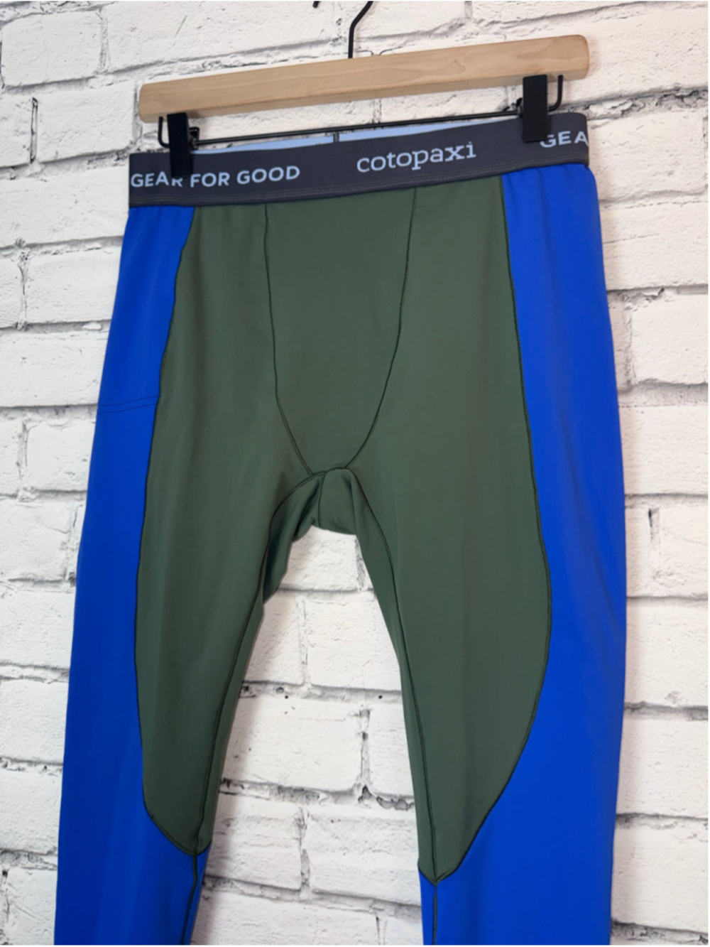 Women’s Cotopaxi Hakara Leggings Size XL Blue and Green Full Length - Picture 6 of 10